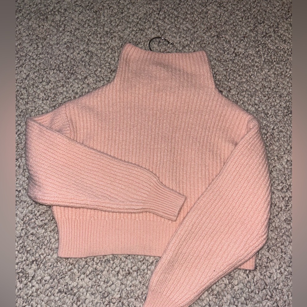 Aritzia Wilfred Montpellier Turtleneck Sweater
Cropped Merino Wool & Cotton